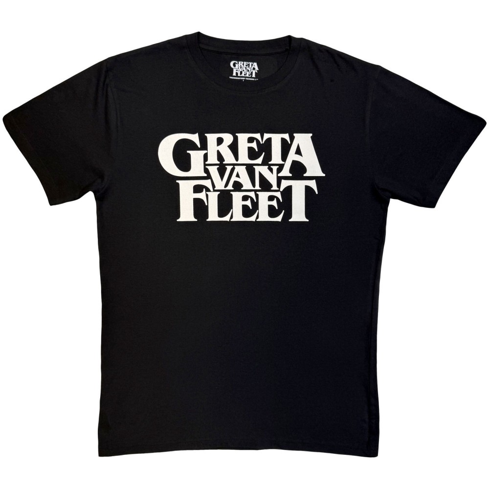 Greta Van Fleet - Logo Mono Mens Tshirt - Black/White